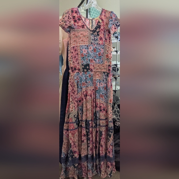 Matilda Jane Floral Patchwork Maxi Dress S - Picture 5 of 5